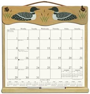 Soporte de madera rellenable – Calendario de pared con relleno un