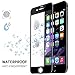 JACNITAD iPhone 7 Plus Screen Protector, iPhone 7 Plus Tempered Glass Full Coverage High Definition Ultra Clear Film Anti-Bubble 3D PET [Soft Edge Hybrid] for iPhone 7 Plus (Black) (2 Pack)