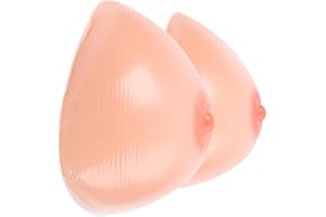 Self-Adhesive Silicone Breast Forms, AAA-KK Cup Triangle Concave Bottom Mastectomy Prosthesis For Crossdresser(Self-adhesive,