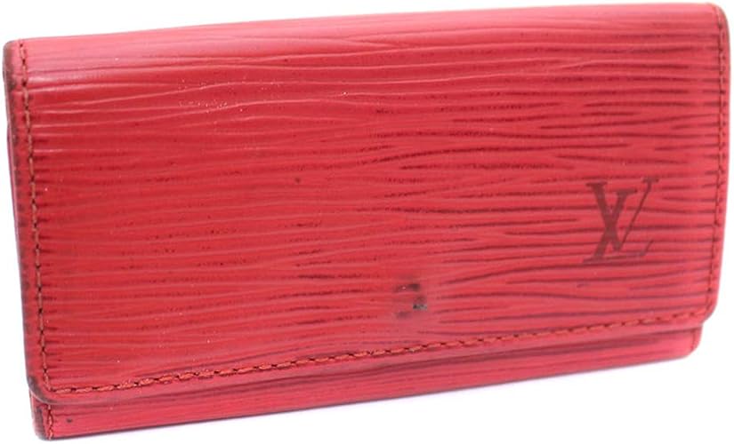 Amazon ルイ ヴィトン Louis Vuitton ミュルティクレ4 4連キーケース エピ M63827 キーケース レッド レディース エピレザー 中古 Louis Vuitton ルイヴィトン キーケース