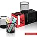 Pen Holder Set Of 3 - Premium Black Mesh Pencil Holder - Large & Sturdy Pencil Cups To Organize All Pens, Rulers & Scissors On Your Desk