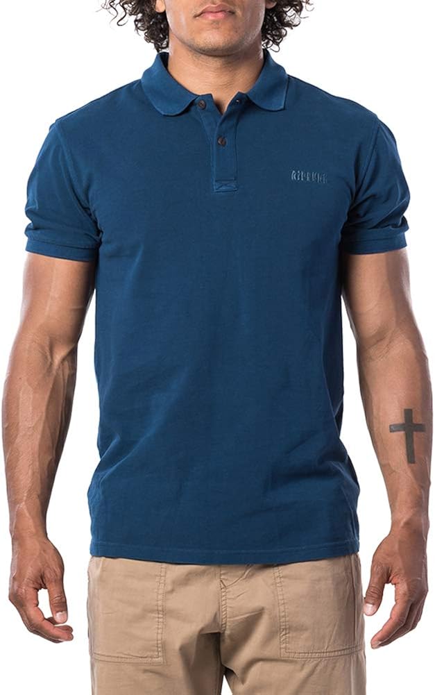 Rip Curl Faded Polo Shirt Small Indigo Amazon.co.uk Clothing