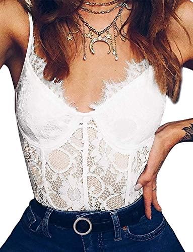Women's Lace Teddy Bodysuit One Piece Lingerie Sexy Babydoll Clubwear Underwear