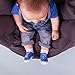 WADDLE Johnny Baby Sneaker Socks Favorite Shoe Slippers Cute Street Gym Shoes Newborn High-Tops Tennis Kicks No-Slip Grippers 0-12 Months 6 Pair Pack Boys Cozy Gift Set Soft Sole Crib Booties