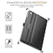 MoKo Case for Apple iPad 9.7 Inch 2018/2017（iPad5/iPad6）/iPad Air/iPad Air 2 Tablet - Slim Folding Stand Folio Cover Case with Document Card Slots, Multiple Viewing Angles, Black