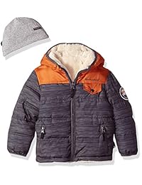 Chaqueta de forro polar impermeable reversible para niños Sherpa