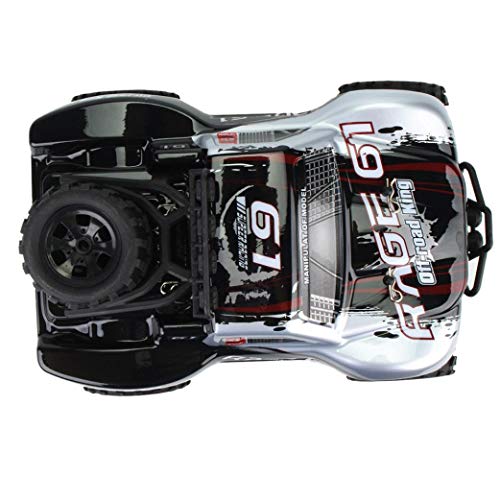 1:18 2WD RC Car,High Speed Racing Off Road Vehicle Toy Remote Control Car for Adults + Kids (1885-A Silver)