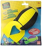 Goliath Phlat Ball Football, Yellow with Black