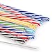 30 Pack Resuable Driking Straws,Senfhome 10.5Inch BPA-Free Plastic Straw for 30 OZ Yeti Tumbler Mason Jar, Included 1 Cleaning Brush