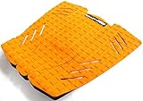 'ULTRALITE' ORANGE customisable surfboard Traction Pad by Bullet Proof Surf - 3 Piece Grip Pad for Surfing. ORANGE Fits All Boards - Surfboards, Shortboards, Longboards, Skim Boards
