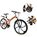 Outroad Mountain Bike 6 Spoke 21 Speed 700CC Double Disc Brake Folding Bike (Black/Orange)thumb 2