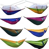Yosoo Travel Camping Outdoor Nylon Fabric Hammock Parachute Bed Double Hammock