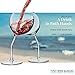 Tipsy Wine Glass Set Of 2 Cute Tilted Glasses With Funny Saying| Drink Responsibly Don’t Spill It |Joke Novelty Gag Gift For All Types of Women|Wife Mom Daughter Coworkers Bff
