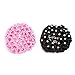 Kocome Girls Rhinestone Bun Cover Crochet Snood Hair Net For Ballet Dance Skating (Black)
