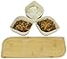 Surpahs Bamboo Fiber Snacks Serving Bowl Set w/ Bamboo Tray
