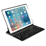 Inateck iPad Air 2,iPad Pro 9.7 Inch Keyboard Cover with Intelligent Switch and Multi-Angle Stand 【Not compatible with 2017 New iPad 9.7 inch/iPad Air1】,Black