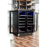 EdgeStar CWR361FD 24 Inch Wide 36 Bottle Built-In Wine Cooler with Dual Cooling