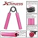 xFitness Metal Hand Gripper The Best Grip, Forearm & Finger Exerciser | Singer Gripper in 5 Colors, Resistance Level from 50 lbs. to 350 lbs. with Redefined Ergonomic Knurling (Pink, 50 LBS)