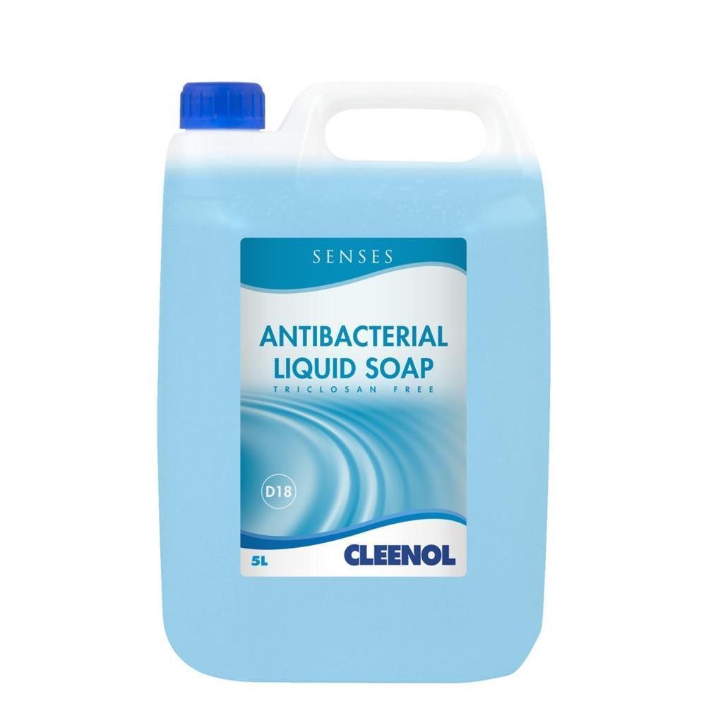Cleenol 077019 Senses Antibacterial Liquid Soap (5ltr)