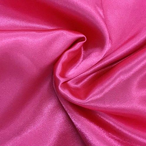LOVWY 5 PCS 12 x 108 Inches Satin Table Runners for Wedding Party Engagement Event Birthday Graduation Banquet Decoration (Fuchsia)
