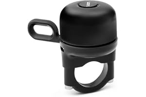 woom Bing Bell, Children’s Classic Bicycle Bell Accessory, Aluminum Bike Bell for Kids with Loud Clear Safety Sound (Fits 19 mm-22.2 Handlebars)