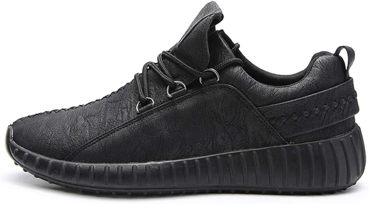 Spring Men's Running Shoes Breathable Anti Slip Sneakers Leather Waterproof Outdoor Jogging