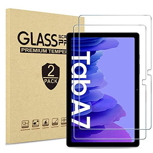 ZAVI 2 Pack Genuine Tempered Glass Screen Protectors For Samsung Tab A7 10.4" 2020 SM-T500/T505