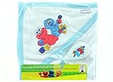 Sesame Street Hooded Blanket With Brush & Comb Set - Blue (ELMO)
