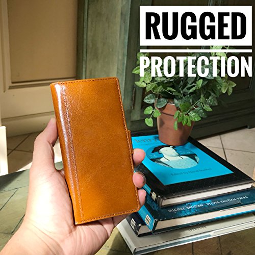 image for Galaxy S9 Wallet Case Leather -- iPulse Journal Series Italian Full Gr