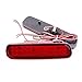 Paision One Pair Red Lens SMD LED Rear Bumper Reflector Fog Brake Stop Light for Land Cruiser Lexus Lx470