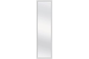 AYOYZ 13x49 Rectangular Full-Length Black Mirror (White)