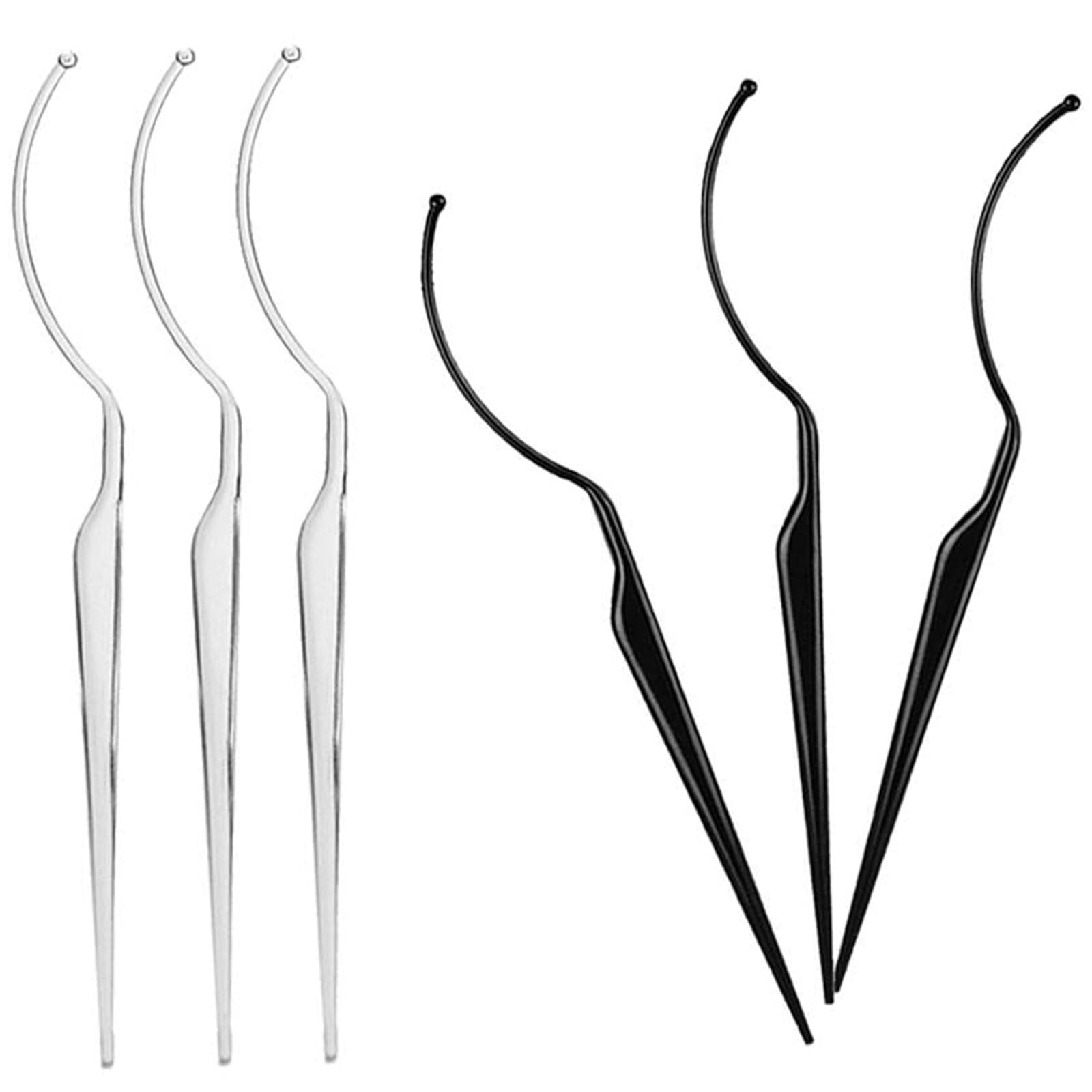 6PCS Eyelash Tester Wands - Display Stand Applicator for Salon Counter Use – Perfect for Try On and Fitting