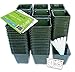 Set of 150 Plastic Nursery Plant Pots, Transplating Guide,”Seed Shaker” Card and 10 Plant Labels. Color: Green, Seedling Containersthumb 3