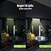 OxyLED Motion Sensor Closet Lights,Cabinet Light,DIY Stick-on Anywhere Wireless 10 LED Light Bar,Safe Lights with Magnetic Strip for Closet Cabinet Wardrobe Stair (1 Pack,Warm Light,Battery Operated)