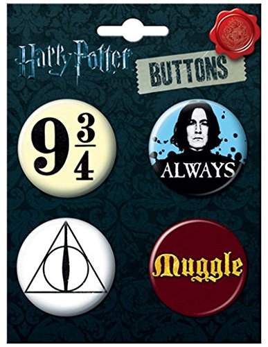 Ata-Boy Harry Potter Favorites Assortment #3 Set of 4 1.25