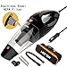 HOTOR Corded Car Vacuum, DC 12V Car Vacuum Cleaner for Quick Light Cleaning in the Car, not for Heavy Duty Cleaning – Black & Orange
