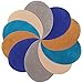 Color Scissor 10 Pieces Iron on Patches, 5.5 Inch Elbow Knee Iron-On Repair Patches, 5 Color