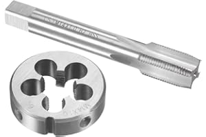 1 3/16-12 UN Tap and Die Set, 1-3/16" x 12 Thread Per Inch Unified Constant Pitch, Right Hand High Speed Steel Plug Tap and R