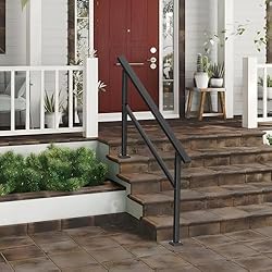 Aatrixkit Handrails for Outdoor Steps Stair Railing