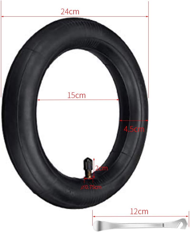 EMEBAY 8.5 Inch Inner Tube for Xiaomi 8 1/2 x 2 Electric Scooter with 2 Inner Tyres Durable Thickened Pneumatic for Xiaomi M365 & M365 Pro Scooter - Image 4
