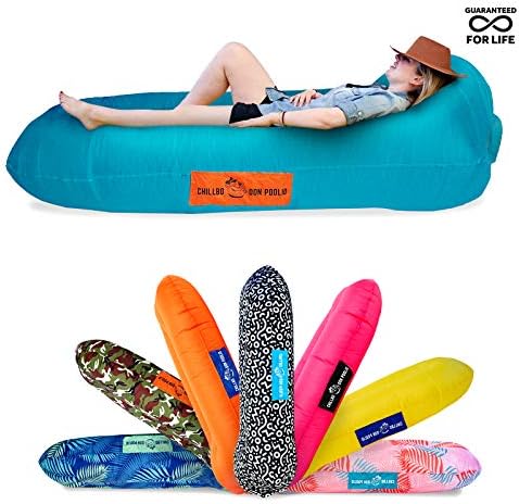 Chillbo Don POOLIO Pool Floats for Adults - Cool Patterns, Inflatable Sofa & Kids Hammock - Best Camping Gear for River Floats Hammock Chair & Raft for Beach