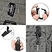 38 Pieces Tactical Attachments Kit for Molle Backpack D-Ring Grimlock Locking, Rotation Clips& Holder, Web Dominator Elastic Strings & Buckle, MOD Straps, Key Ring Holder in Zippered Pouch