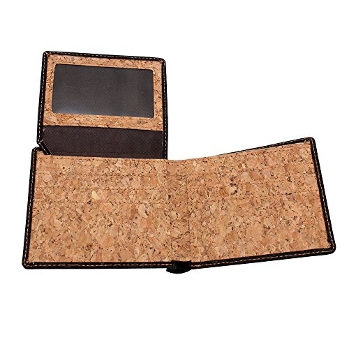 Boshiho Cork RFID Blocking Wallet Slimfold Security Credit Card Holder Wallet
