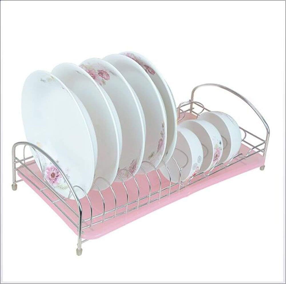 JF Drainer Rack,Stainless Steel Dish Rack Drip Tray Plates Holder