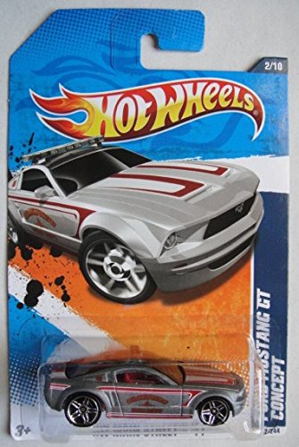 HOT WHEELS 2011 MAIN STREET, GRAY FORD MUSTANG GT CONCEPT 2/10