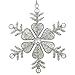 Christmas Ornaments Snowflake Decor Party Anniversary 15 CM Set of 6