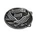 E-Clover Vintage Men's Western Eagle Belt Buckle Cowboy Engraved Oval Belt Buckles