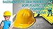 Dazzling Toys Construction Toy Helmet 6 Pack Construction Building Hats Pretend Play Accessory for Kids Building Projects