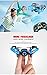 AICase Mini RC Quadcopter Drone, 2.4Ghz 6-Axis Gyro 4 Channels JXD 512W Helicopter Headless Mode UFO With 0.3MP Camera, Blue Bee (Blue/With WIFI)