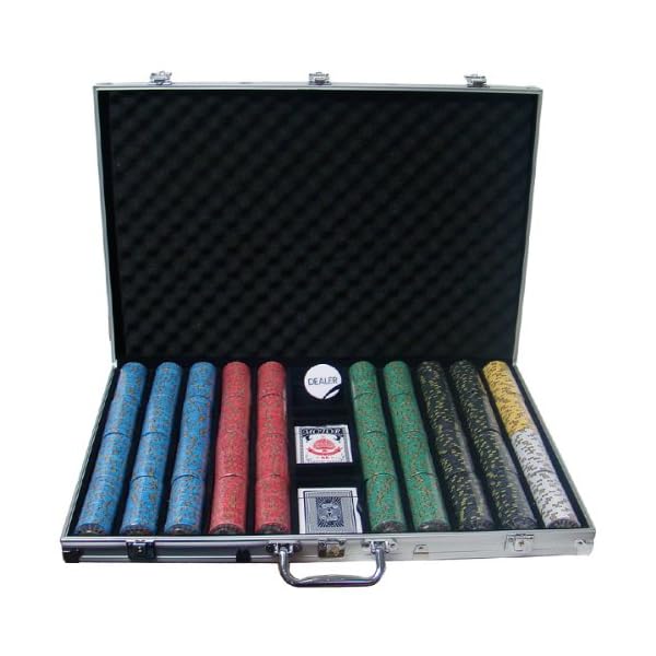 Brybelly 1,000 Ct Nevada Jack Poker Set 10g Casino Grade Ceramic